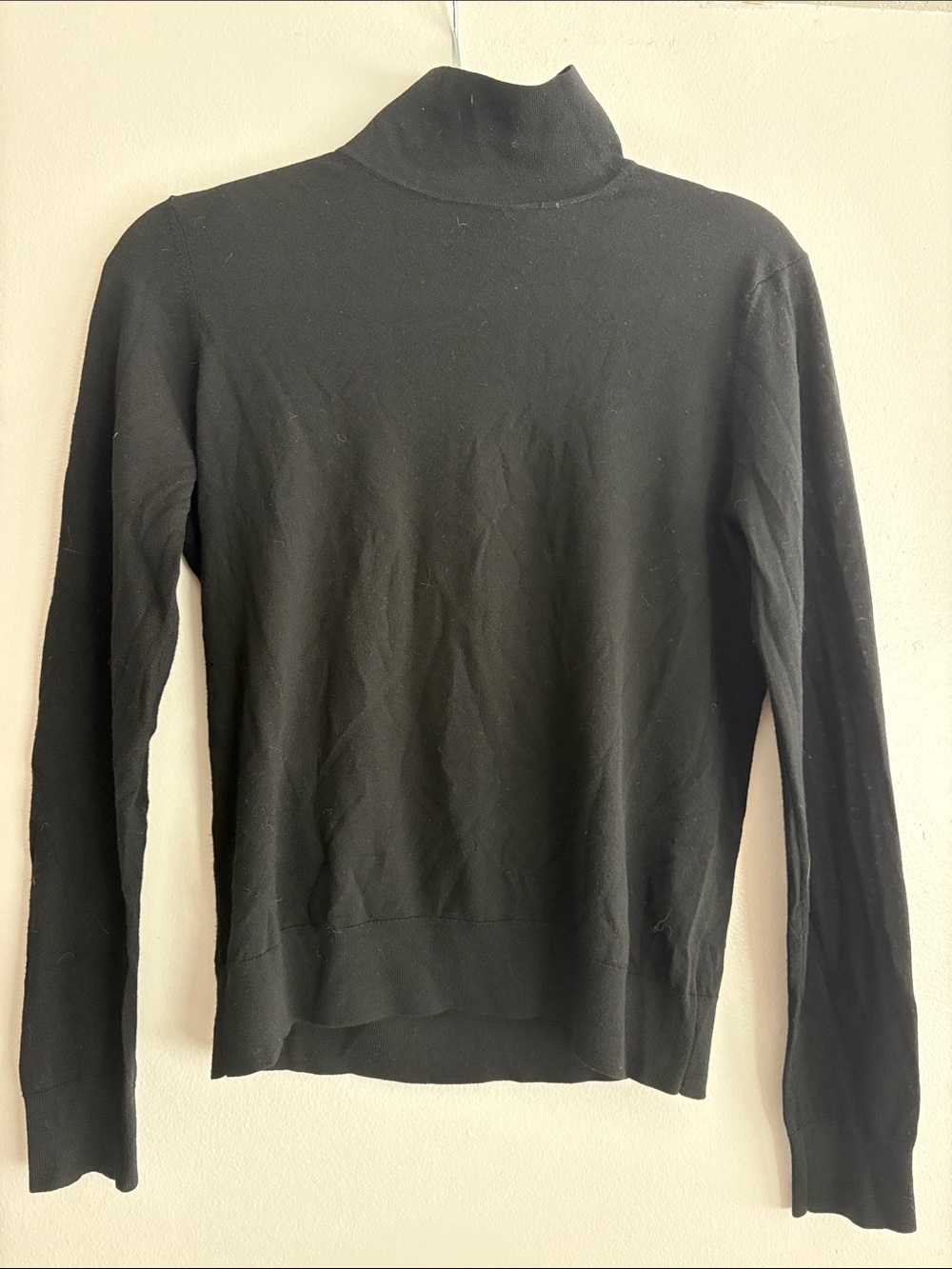 Theory Black Turtleneck Sweater- originally 235.oo - Medium
